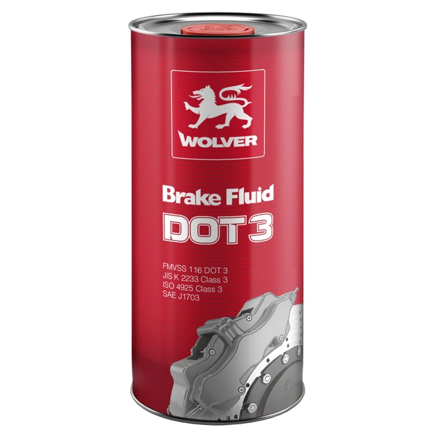 Гальмівна рідина Wolver DOT 3 500 мл - picture 1
