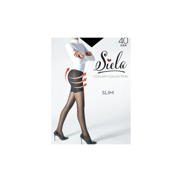 Колготы Siela Slim 40 Den Nero - 4 (4820040244792) - изображение 1