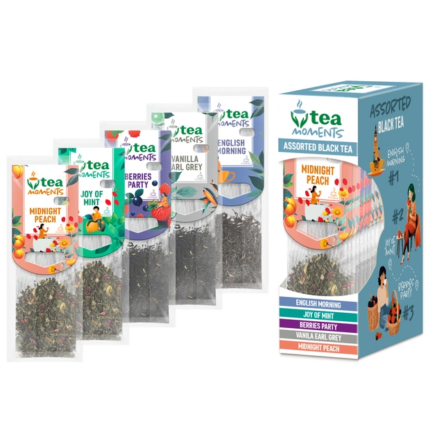 Чай Tea Moments Assorted Black tea 15х2.2 г (tm.05037) - изображение 1