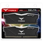 Модуль пам'яті для комп'ютера DDR4 16GB (2x8GB) 3200 MHz T-Force Delta Black ARGB Team (TF3D416G3200HC16CDC01) - уменьшенное изображение 4