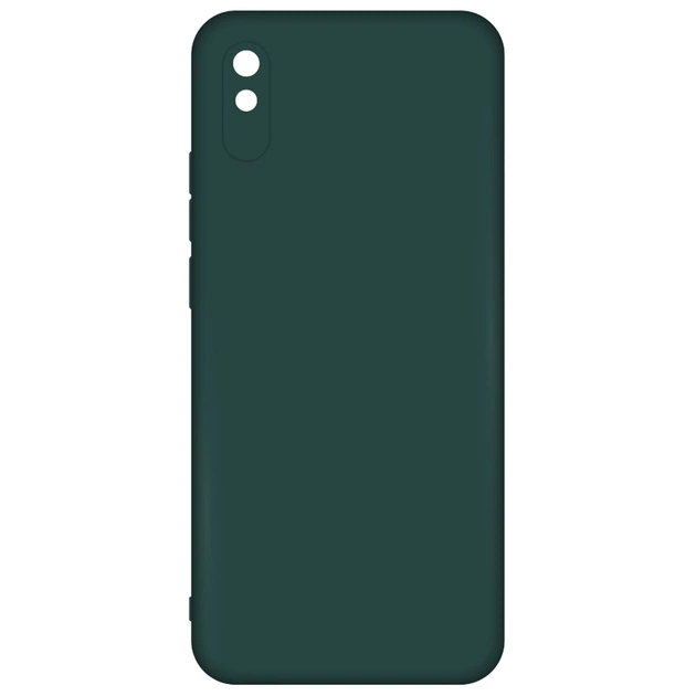 Чехол для мобильного телефона ACCLAB Silicone Case Xiaomi Redmi 9A Dark Green (1283126602542) - изображение 1