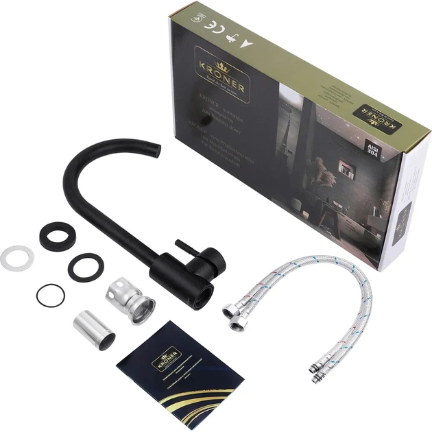 Смеситель Kroner Klassisch-SCH035B (CV023003) - изображение 8