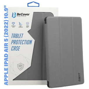 Чохол до планшета BeCover Smart Case Apple iPad Air 5 (2022) 10.9" Gray (710773) зображення 1