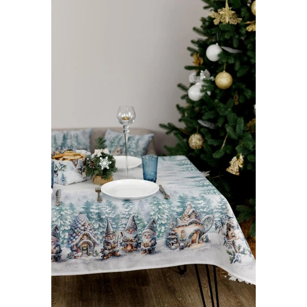 Скатертина Прованс гобеленова Казкові гноми 135х350 см (038455) - picture 12