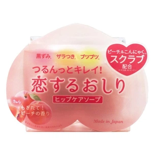 Твердое мыло Pelican Koi Suru Oshiri Полирующее для бедер и ягодиц 80 г (4976631478272) изображение 1