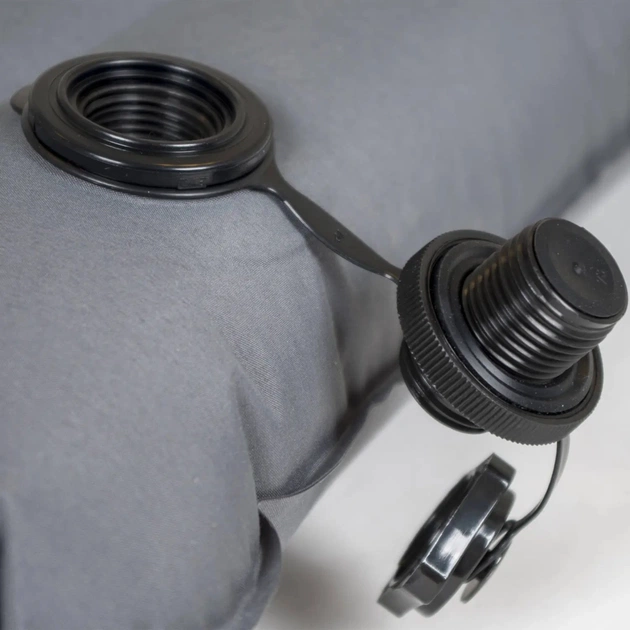 Туристичний килимок Bo-Camp Flex Built-in Pump 194x70x10 cm Anthracite (3106605) - зображення 6