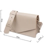Сумка Grande Pelle З натуральної шкіри Бежева (11568) - зменшене зображення 3