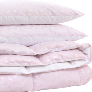 Ковдра MirSon Набір №2149 Bio-Pink Зима 50% пух 155х215 + подушки (2200003024791) зображення 1