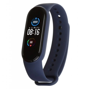Ремінець до фітнес браслета Armorstandart для Xiaomi Mi Band 5 Midnight Blue (ARM56985) зображення 1