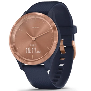 Смарт-годинник Garmin vivomove 3S, Rose Gold, Navy, Silicone (010-02238-23) зображення 1