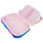 Пенал Cool For School 1 відділення з плюшем та аплікацією Блакитний (CF6549-blue) - зменшене зображення 2