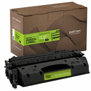 Картридж Patron HP LJ CE505X/CANON 719H GREEN Label (PN-05X/719HGL) зображення 1