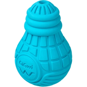 Іграшка для собак GiGwi Bulb Rubber Лампочка гумова S блакитна (2336) зображення 1
