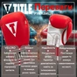 Боксерські рукавички Title Boxing Pro Style Leather Gloves3.0 Red/White 14 oz (TVVTG3 14 RD/WH) - зменшене зображення 3