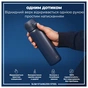 Пляшка для води ION8 OneTouch Stainless Steel 600 мл Ash Navy (I8SS600ANAVY) - зменшене зображення 2