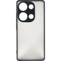 Чохол до мобільного телефона Dengos POCO M6 Pro 4G Matte + glass (Black) (DG-KM-111) - зменшене зображення 2