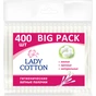 Ватні палички Lady Cotton в поліетиленовому пакеті 400 шт. (4823071643923) - зменшене зображення 1