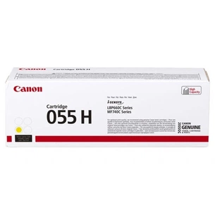 Картридж Canon 055H Yellow 5.9K (3017C002) зображення 1