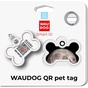 Адресник для тварин WAUDOG Smart ID з QR паспортом "Місяць", кістка 40х28 мм (231-4030) - зменшене зображення 5