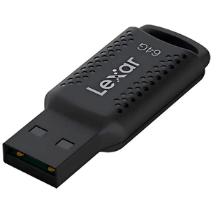 USB флеш накопичувач Lexar 64GB JumpDrive V400 Black USB 3.0 (LJDV400064G-BNBNG) зображення 1