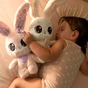 М'яка іграшка Peekapets Рожевий кролик (906778) - зменшене зображення 6