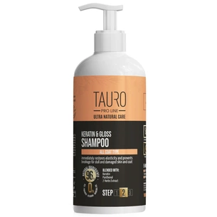 Шампунь для тварин Tauro Pro Line Ultra Natural Care Keratin & Gloss 1000 мл (TPL63607) зображення 1