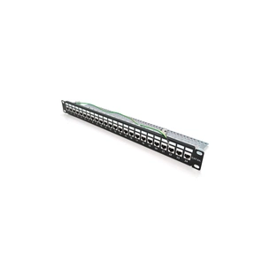 Патч-панель Pipo 19" 24хRJ-45 FTP 1U cat.6A, w Organizer (PP247191UFTP) изображение 1