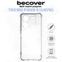 Чохол до мобільного телефона BeCover Anti-Shock Tecno POVA 5 (LH7n) Clear (710857) - зменшене зображення 5