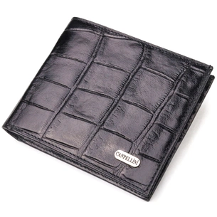 Гаманець Canpellini З натуральної шкіри Чорний (21584) зображення 1