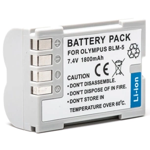 Акумулятор до фото/відео PowerPlant Olympus PS-BLM5 (DV00DV1286) зображення 1