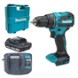 Шуруповерт Makita DDF490WV, 18V, АКБ 1x2Ah, 27·65Нм, 0-500·0-1900об/мин, кейс, 1.4кг (DDF490WV) - уменьшенное изображение 1