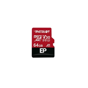 Карта пам'яті Patriot 64GB microSD class 10 UHS-I U3 V30 A1 (PEF64GEP31MCX) зображення 1