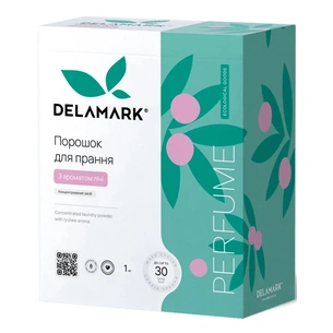Пральний порошок DeLaMark з ароматом Лічі 1 кг (4820152332516) зображення 1