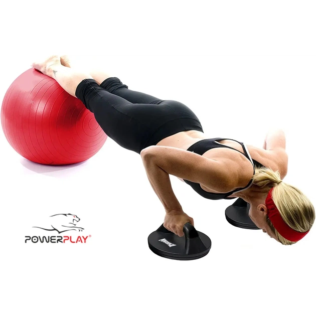 Упори для віджимань PowerPlay 4321 пластикові круглі (PP_4321) - picture 4