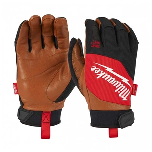 Захисні рукавички Milwaukee з шкіряними вставками, 8/M (4932471912) зображення 1