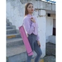 Килимок для йоги PowerPlay 4010 PVC Yoga Mat 173 x 61 x 0.6 см Рожевий (PP_4010_Rose_(173*0,6)) - зменшене зображення 10