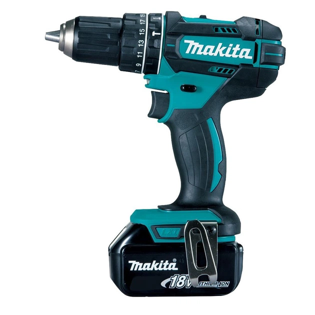 Шуруповерт Makita LXT, 3Аг х 1шт, 62/36 Нм (DHP482RF) - зображення 1