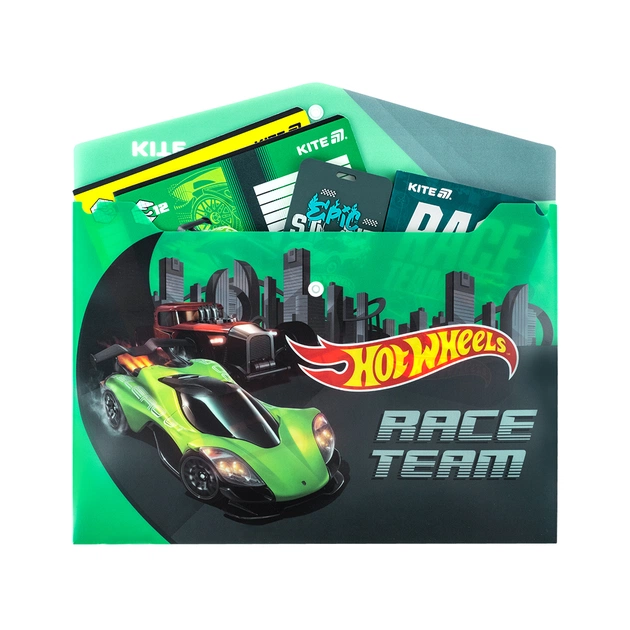 Папка - куточок Kite А4 Hot Wheels (HW25-244) - picture 3