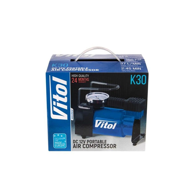 Автомобільний компресор VITOL K-30 150psi/14Amp/37л (K-30) - picture 6
