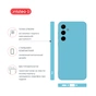 Чехол для мобильного телефона Intaleo Silicone Samsung Galaxy A35 Blue (1283126600159) - уменьшенное изображение 4