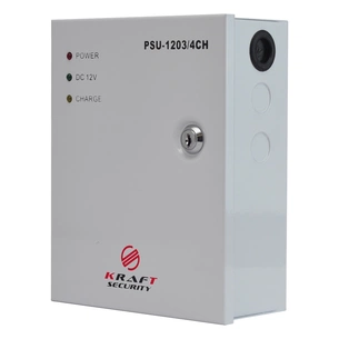 Блок питания для систем видеонаблюдения Kraft Energy PSU-1203/4CH изображение 1