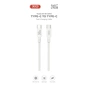 Дата кабель USB-C to USB-C 1.0m 240W white XO (XO-CB-240CC-WH) - уменьшенное изображение 4