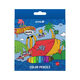 Олівці кольорові Kite Hot Wheels 24 кольори (HW25-055-2) зображення 1