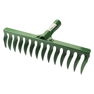 Граблі Grad садові виті 14 зубів 370×82мм заклепувальне кріплення (5051925) зображення 1