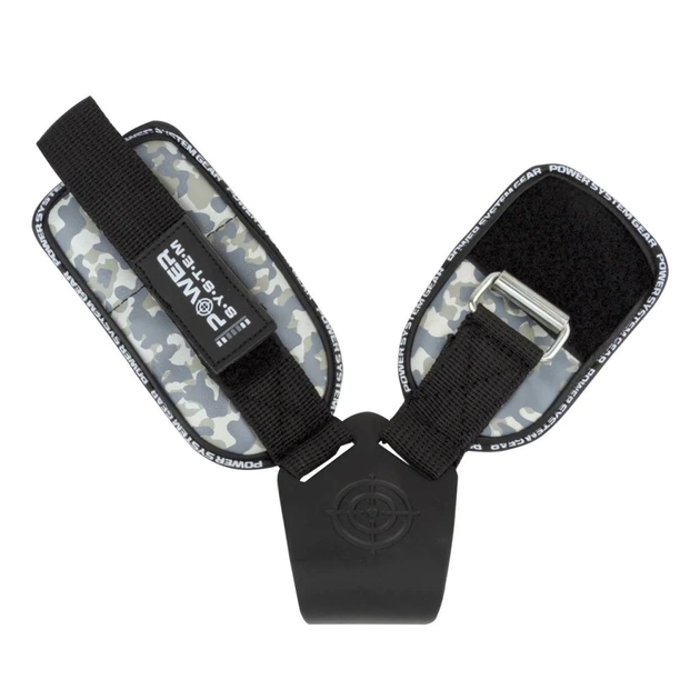 Гаки для тяги на зап'ястя Power System Hooks Camo PS-3370 Black/Grey L (PS_3370_Black/Grey L) - picture 3