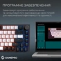 Клавіатура GamePro Asgard Valhalla MK160B Pro 75 RGB Wireless/Bluetooth/USB Black (MK160B Pro) - зменшене зображення 6