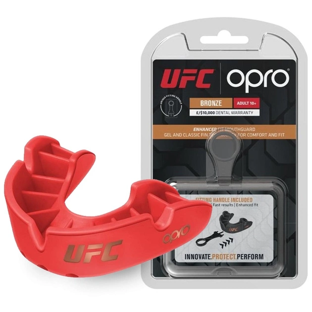 Капа Opro Bronze UFC дитяча (вік до 10) Red (ufc.102513002) (UFC_Jr_Bronze_Red) - зображення 1