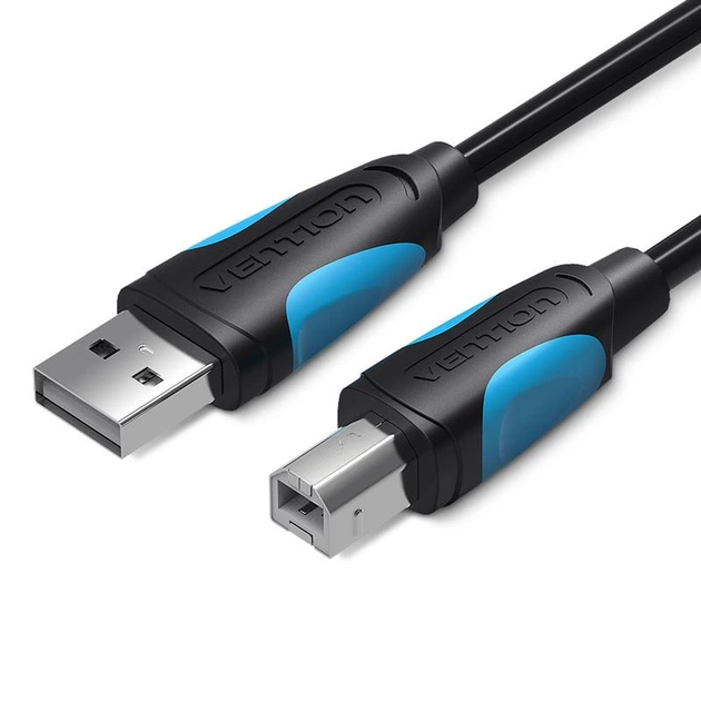 Кабель для принтера Vention USB - USB Type-B (M/M), 5 м, Black (VAS-A16-B500) - изображение 1