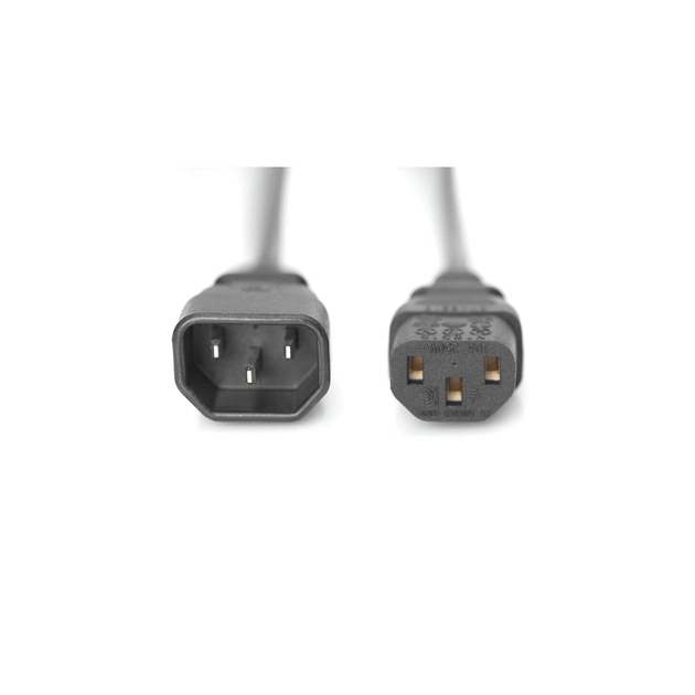 Кабель живлення C13 to C14 1.2m Digitus (AK-440201-012-S) - picture 5