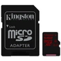 Карта пам'яті Kingston 64GB microSDXC Class 10 UHS-I U3 (SDCA3/64GB) - зменшене зображення 1